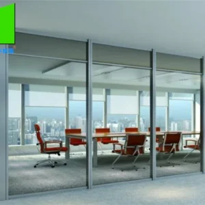 EBUNGE Fireproof Tempered Glass Partition System For Office And Hotel Decoration