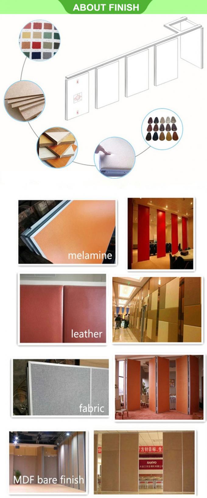 Ebunge Movable Partition Walls Operable Walls Landscape Printing Surface for Upscale Restaurant 2