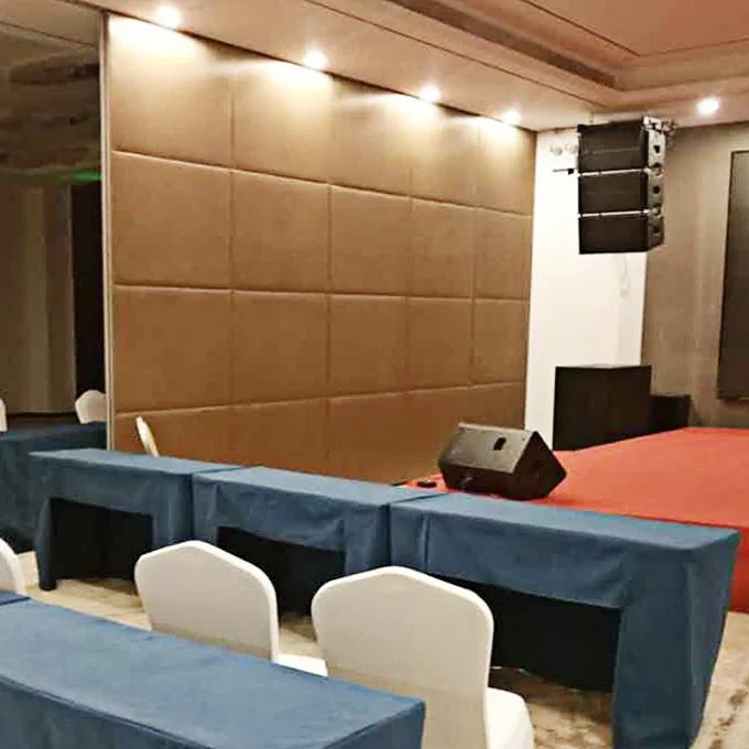 Ebunge Office Decoration Room Partition Acoustical Room Dividers Operable Wood Sliding Folding Partition 2