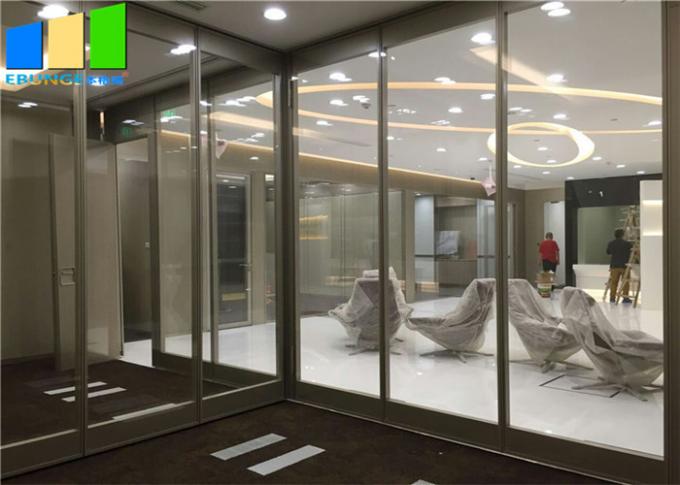 Ebunge Office Glass Modular Partition Aluminum Frame Glass Soundproof Partition For Office Rooms 1