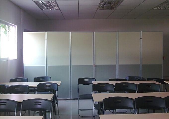 EBUNGE Sliding Folding Partitions Movable Walls Without Track Melamine Finish For Space Dividing 1