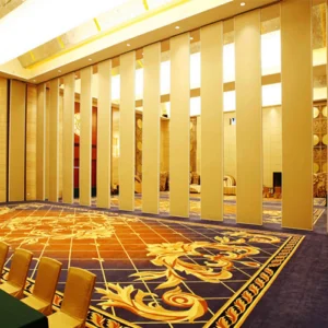 Ebunge Sliding Partition Walls MDF Melamine Finish Hanging System Without Floor Track