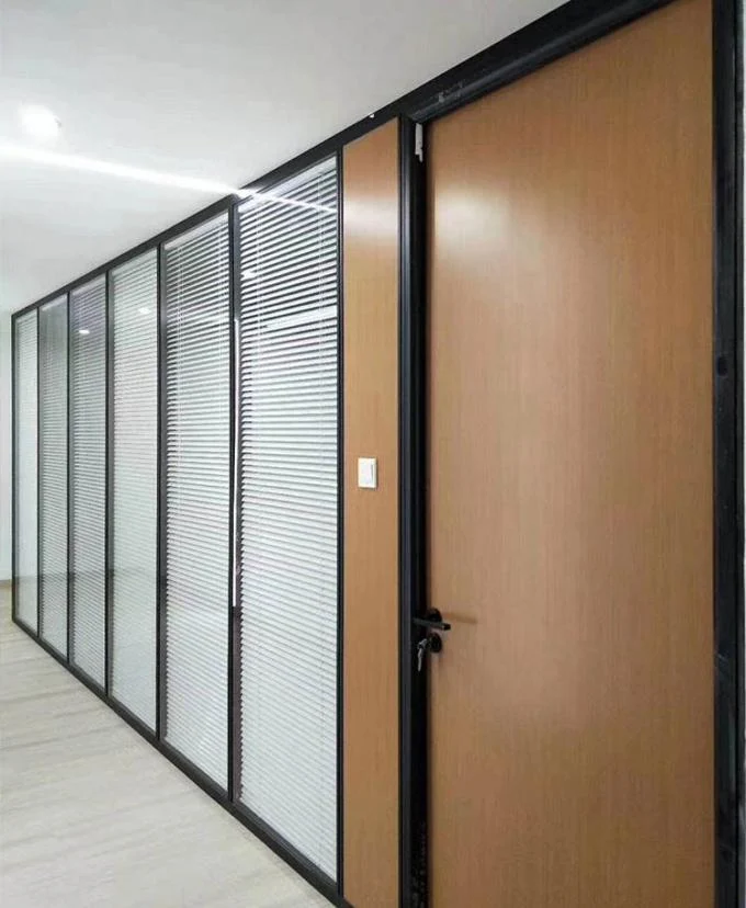 Eco Friendly Demountable Modular Glass Partition Wall For Office Building 0