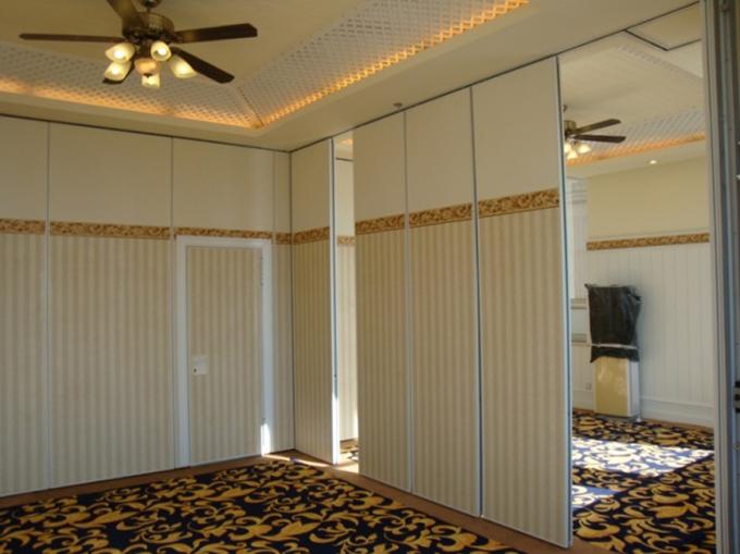 Exhibition Aluminum Operable Partition Walls with Sliding Doors 0