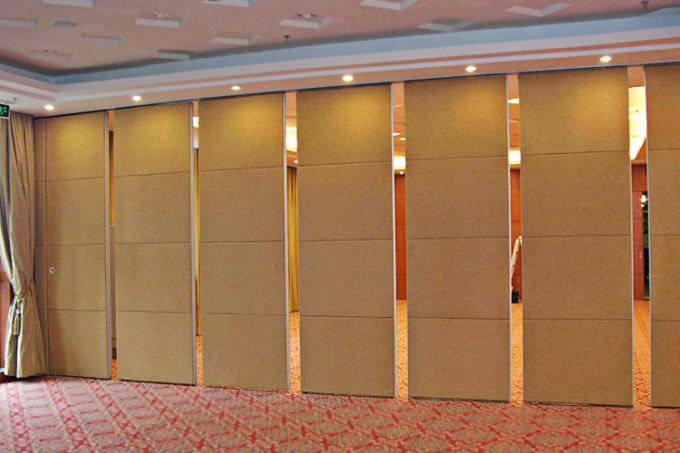 Exhibition Aluminum Operable Partition Walls with Sliding Doors 1