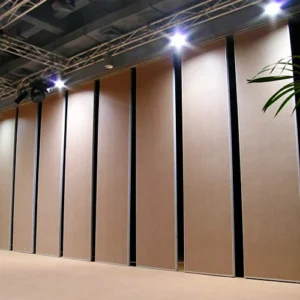 Exhibition Aluminum Operable Partition Walls with Sliding Doors