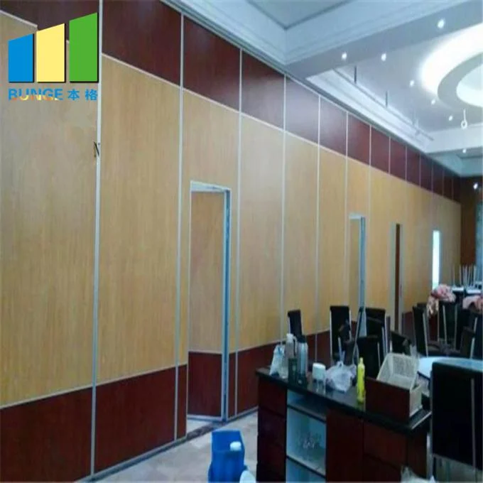 Fabric Acoustic Movable Wall Davao Foldable Sliding Partition Walls For Meeting Room 0