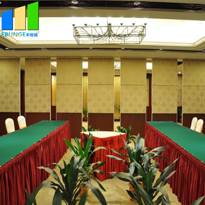 Fabric Acoustic Movable Wall Sliding Partition Door For Hotel Banquet Hall 1