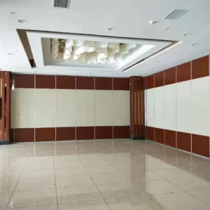 Fabric Finish Space Saving Movable Acoustic Partition Wall For Conference Room