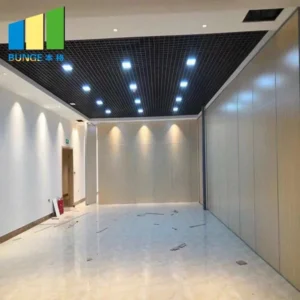 Fabric Finishing Surface Fireproof Folding Partition Walls Space-Saving Solutions for Multi-Use Areas