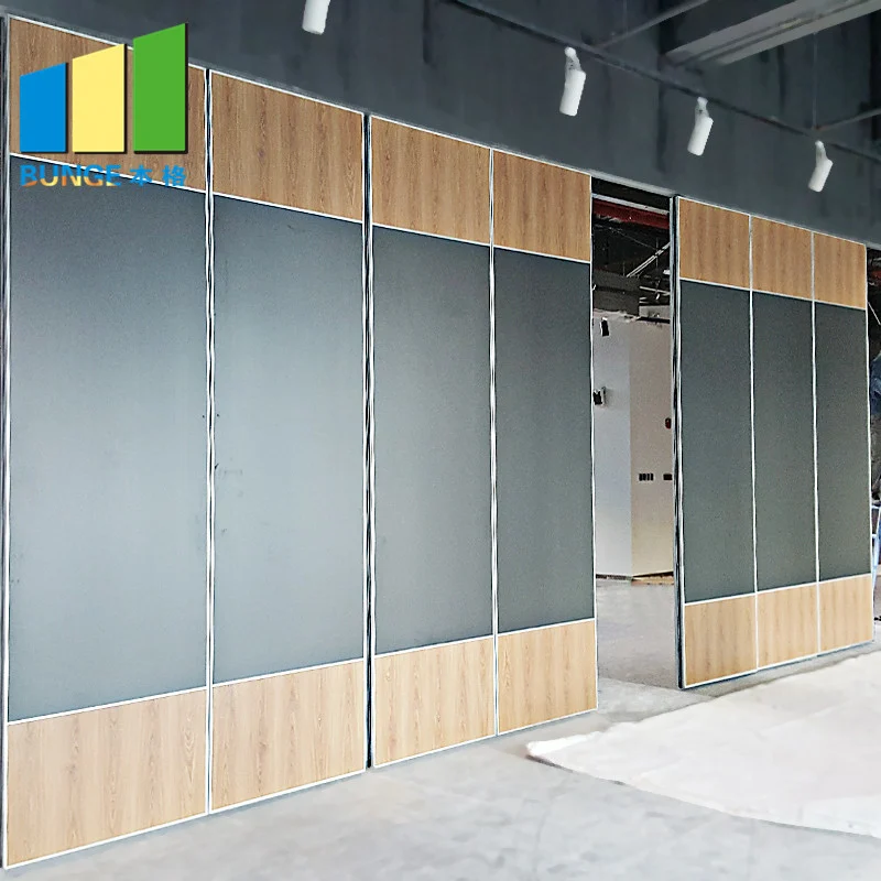 Fabric Movable Wall System Davao Acoustic Foldable Sliding Partition For Meeting Room