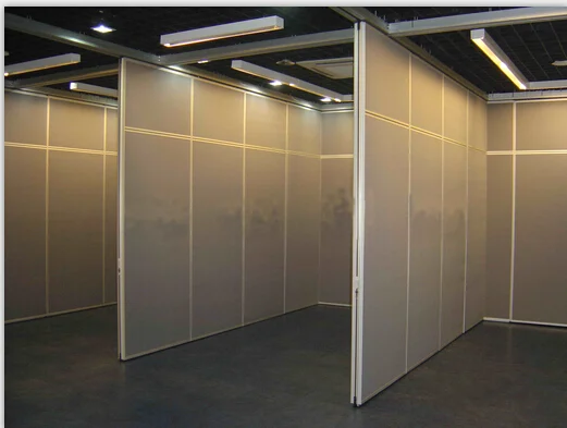 Fabric Operable Sliding Portable Exhibition Walls 500 - 1230MM Width 0