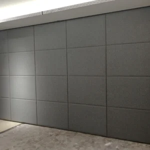 Fabric Sliding Partition Walls / Foldable Partition Wall Room Divider For Office