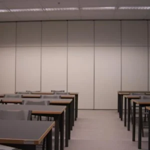 Fabric Surface Mdf Board Acoustic Wooden Folding Partition Wall Panels For Office