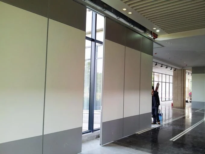 Fabric Surface MDF Office Partition Wall with Hanging System / Sliding Track Roller 1