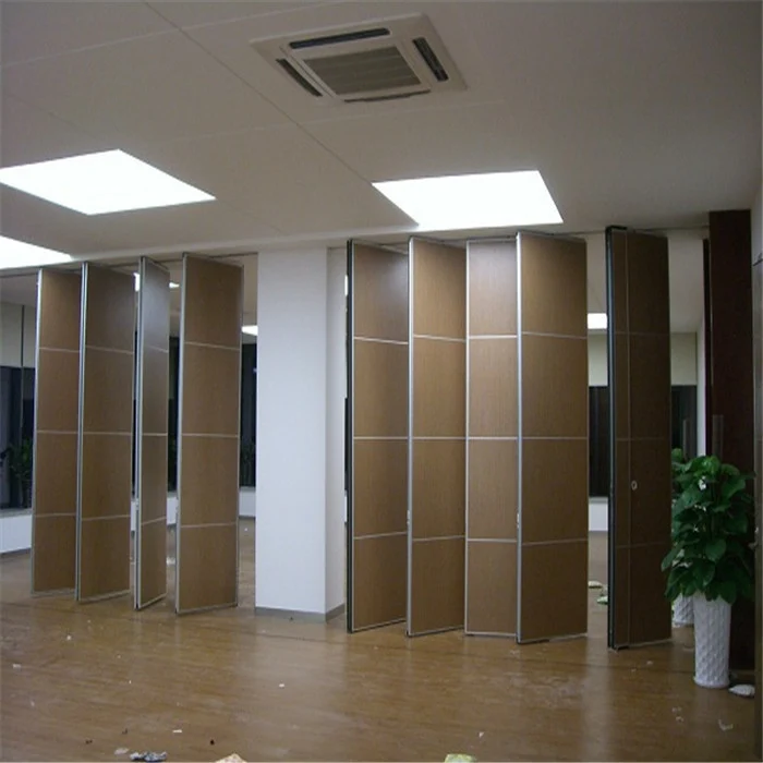 Fabric Surface Mobile Door Sliding Folding Soundproofing Partition Walls For Banquet Hall