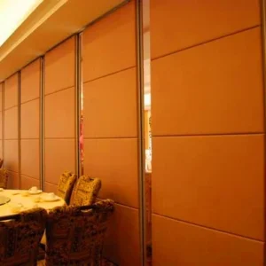 Fabric Surface Operable Floor To Ceiling Room Dividers / Office Acoustic Partition Wall