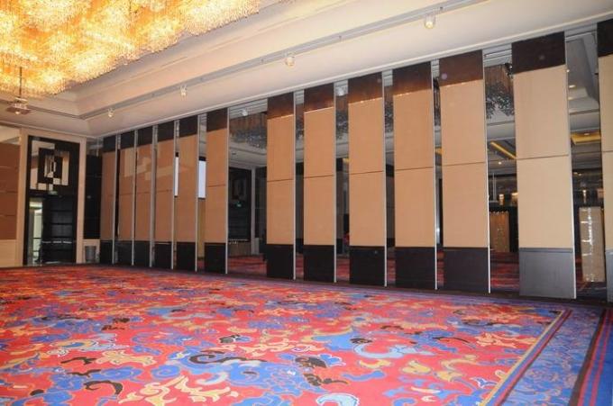 Fabric Surface Sliding Operable Movable Partition Walls For Hotel Banquet Hall 1