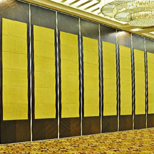 Fabric Surface Sliding Operable Movable Partition Walls For Hotel Banquet Hall