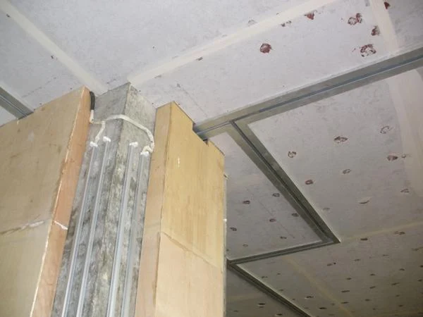 Fabric Wooden Exhibition Partition Wall Gypsum 100 mm Thickness Panel 0