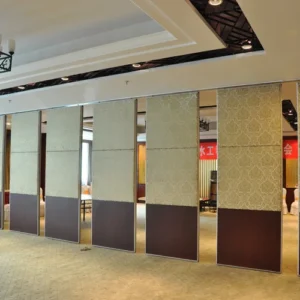 Fabric Wooden Partition Wall Multi-Function Hall For Office Buildings