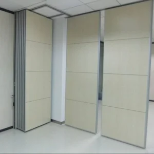 Factory Direct Soundproof Wooden Folding Office Movable Partition Wall For Hotel 0