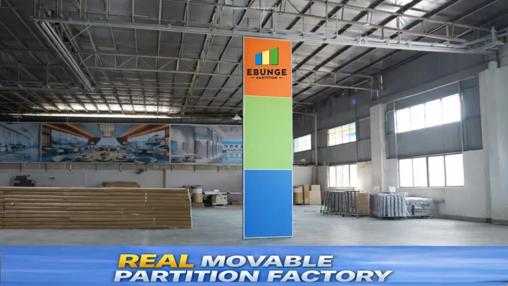 EBUNGE movable partition factory video