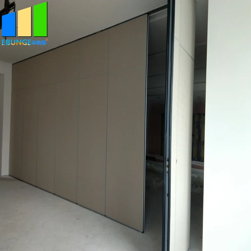 Fireproof Acoustic Movable Partition Wall With Door For Office Max Height 4000mm