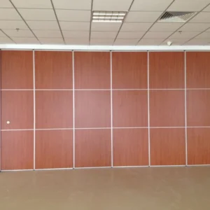 Fireproof Acoustic Room Dividers / Commercial Sliding Partition Wall