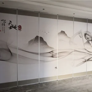 Fireproof Board Office Room Sliding Partition Wall Sound Proof