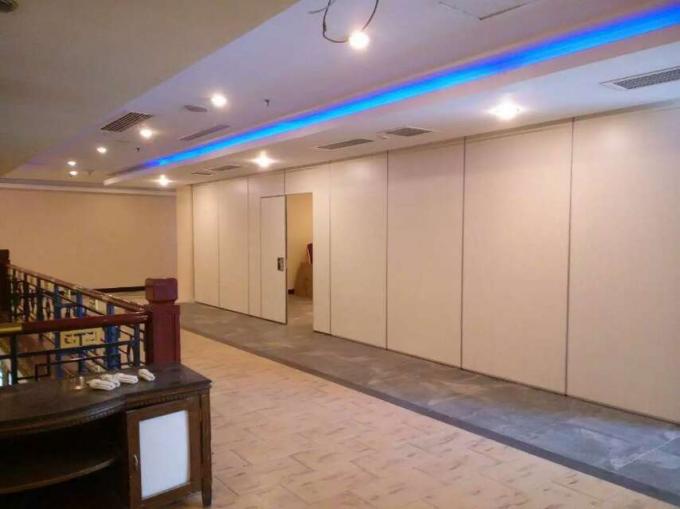 Fireproof Commercial Melamine Office Sliding Partition Walls Environmental Protection 1