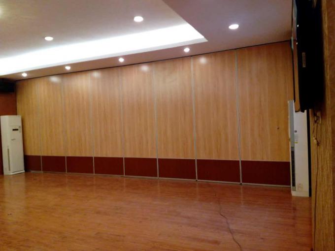 Fireproof Commercial Melamine Office Sliding Partition Walls Environmental Protection 0