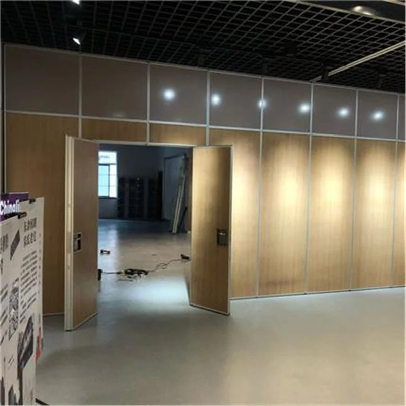 Fireproof Movable Soundproof Partition Wall System Mobile Acoustic Partition Walls Installation Details