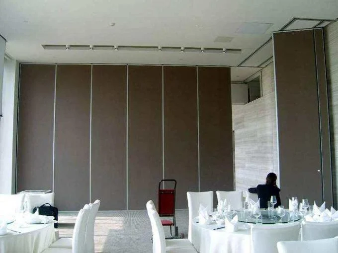 Fireproof Wood Mobile Folding Sound Proof Partition Wall Size 100 mm 2