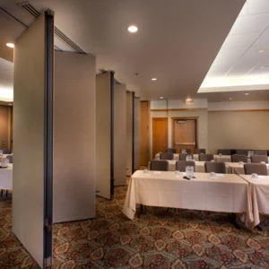 Fireproof Wooden Surface Portable Movable Partition Walls / Room Divider Wall