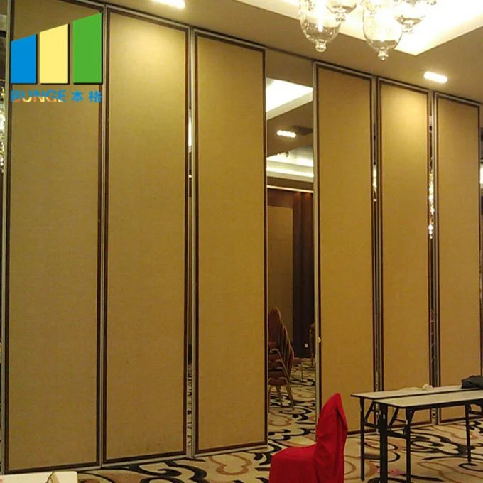 Five Star Hotel Acoustic Room Divider Sound Insulation Foldable Sliding Partition 0