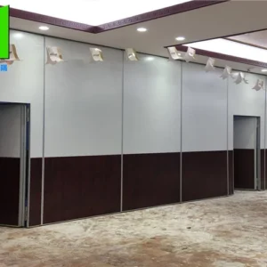 Five Star Hotel Soundproof Folding Partition Walls With Aluminum Tracks