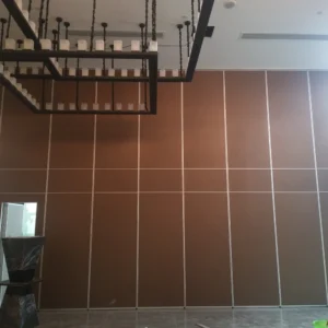 Flexible System Aluminium Frame MDF Sliding Partition Walls For Exhibition Hall