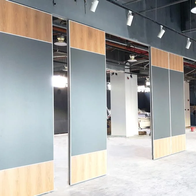 Floor to Ceiling Accordion Acoustic Room Dividers on Tracks Hanging System 0