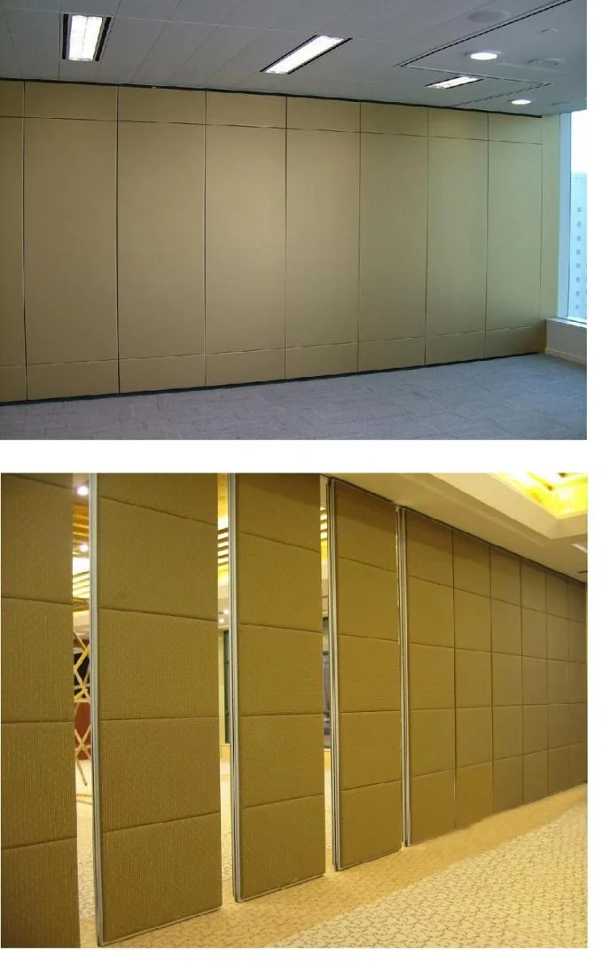 Floor To Ceiling Acoustic Folding Partition Walls System Singapore Customized Color 0