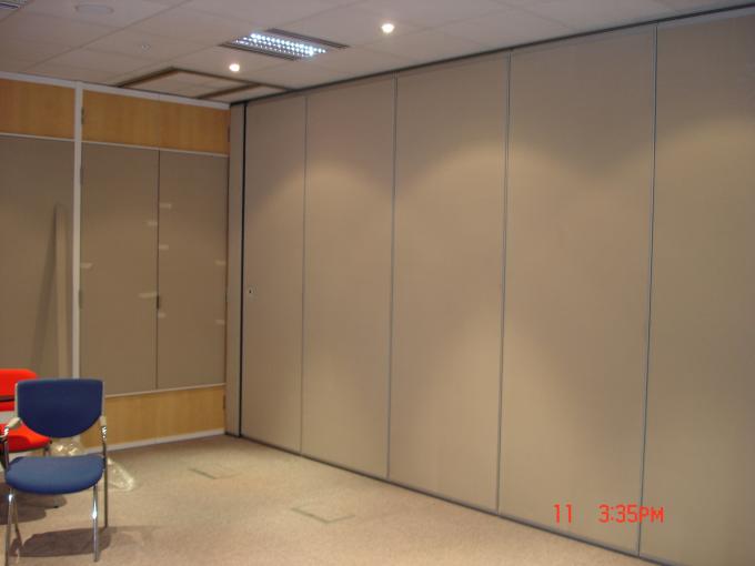 Floor to Ceiling Acoustic Room Dividers Flexible Wooden Office Folding Partition Wall 0