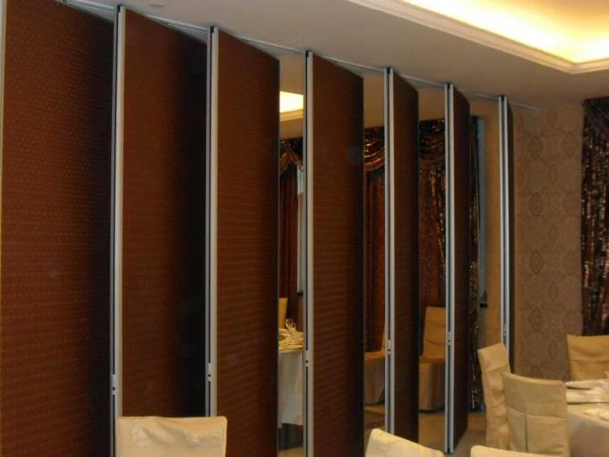 Floor To Ceiling Acoustic Room Dividers / Soundproof Movable Folding Room Partitions 2