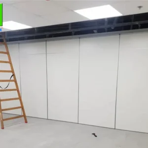 Floor To Ceiling Collapsible White Color Folding Acoustic Partition Walls