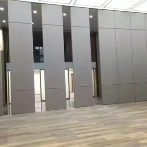 Floor To Ceiling Hanging System Hotel Folding Partition Walls Mdf Melamine Surface