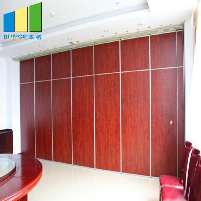 Floor To Ceiling Hotel Folding Sound Proof Partition Wall Hanging System 2