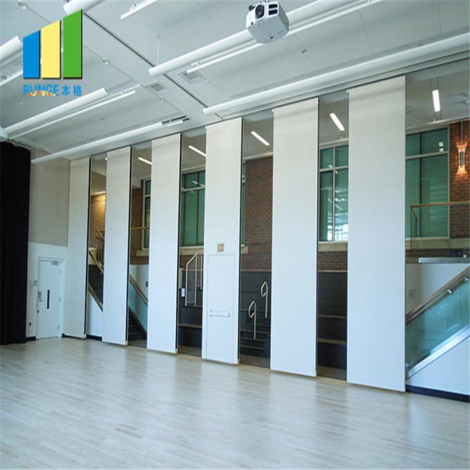 Floor To Ceiling Hotel Folding Sound Proof Partition Wall Hanging System 0