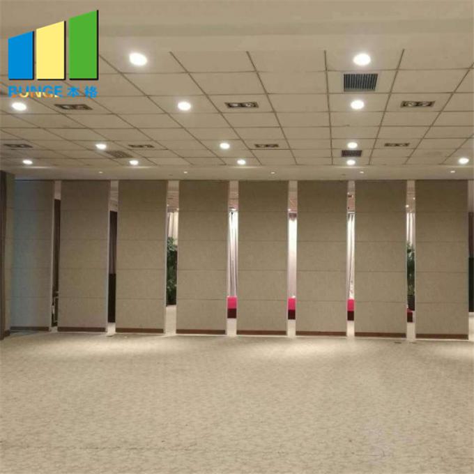 Floor To Ceiling Hotel Folding Sound Proof Partition Wall Hanging System 1