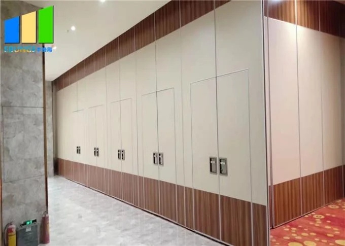 Floor To Ceiling Meeting Room Division Wooden Acoustic Partition Walls 0