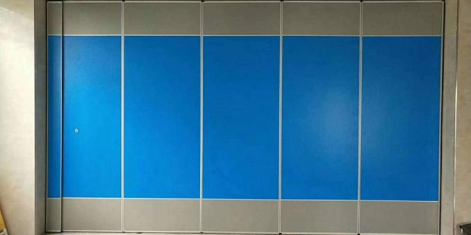 Floor To Ceiling Office Sliding Partition Wall Removable Track And Wheels 1