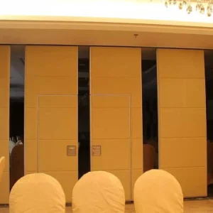 Floor to Ceiling Panel Automatic Folding Door / Soundproof Room Dividers